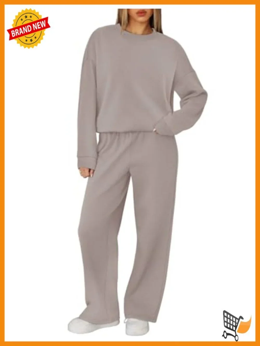 Women's 2 Piece Sweatshirt and Jogger Set Casual Lounge Outfit